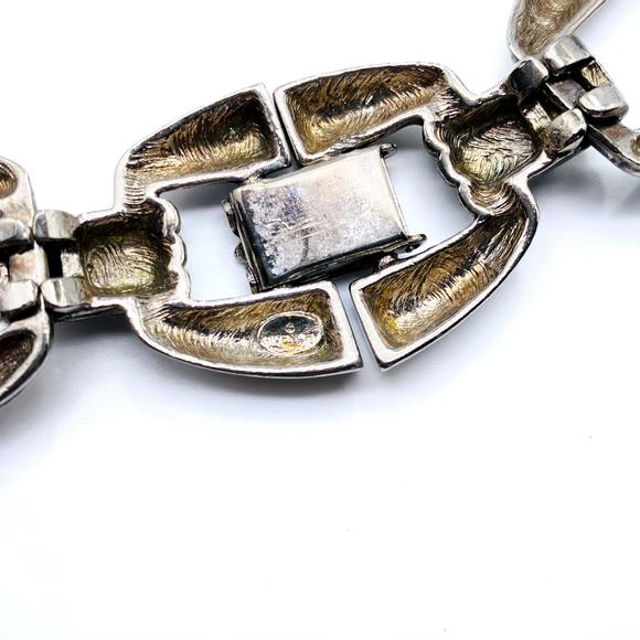 GIVENCHY Vintage 1980s Silver Plated Collar Necklace - Picture 6 of 6
